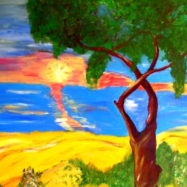 Lebensberatung Runa Runge - Gemalter Baum