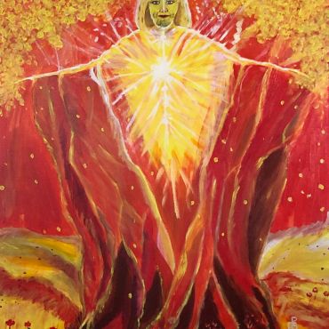 Lebensberatung Runa Runge - Gemalter Jesus